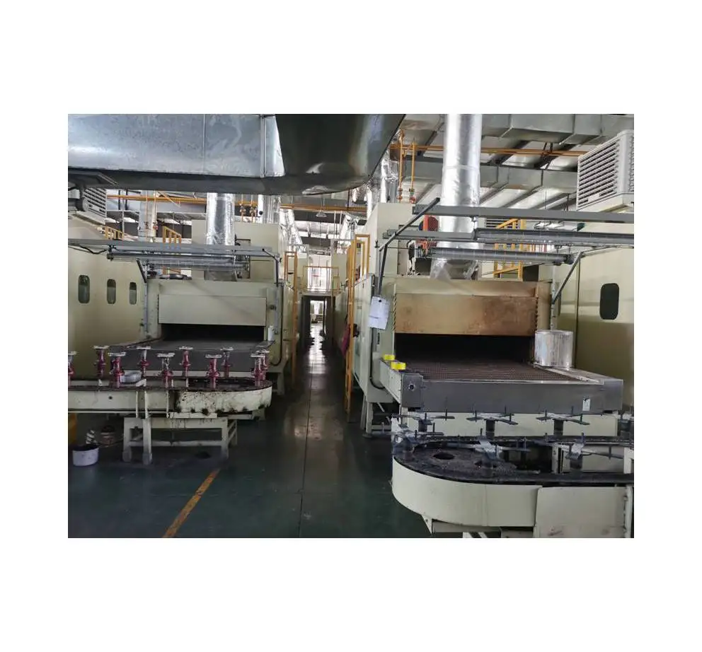 Factory direct sales aluminum cookware outside painting machine spraying coating production line