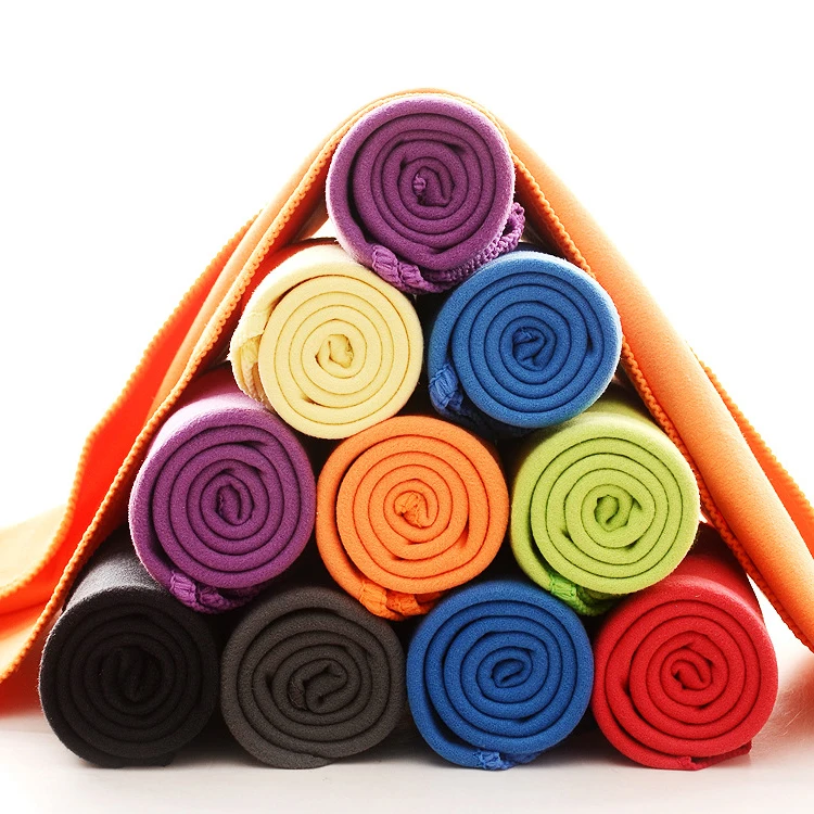 100% RPET Custom Logo Outdoors Recycled Camping Gym Towel with bag Fast Drying Lightweight Quick Dry Travel Towel Sport Towel