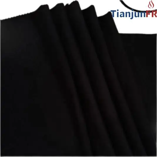 High LOI Raw Material Fire Resistance Jersey Textile 59% Protex-C 40% Cotton 1% Carbon Fiber for fire resistance shirt