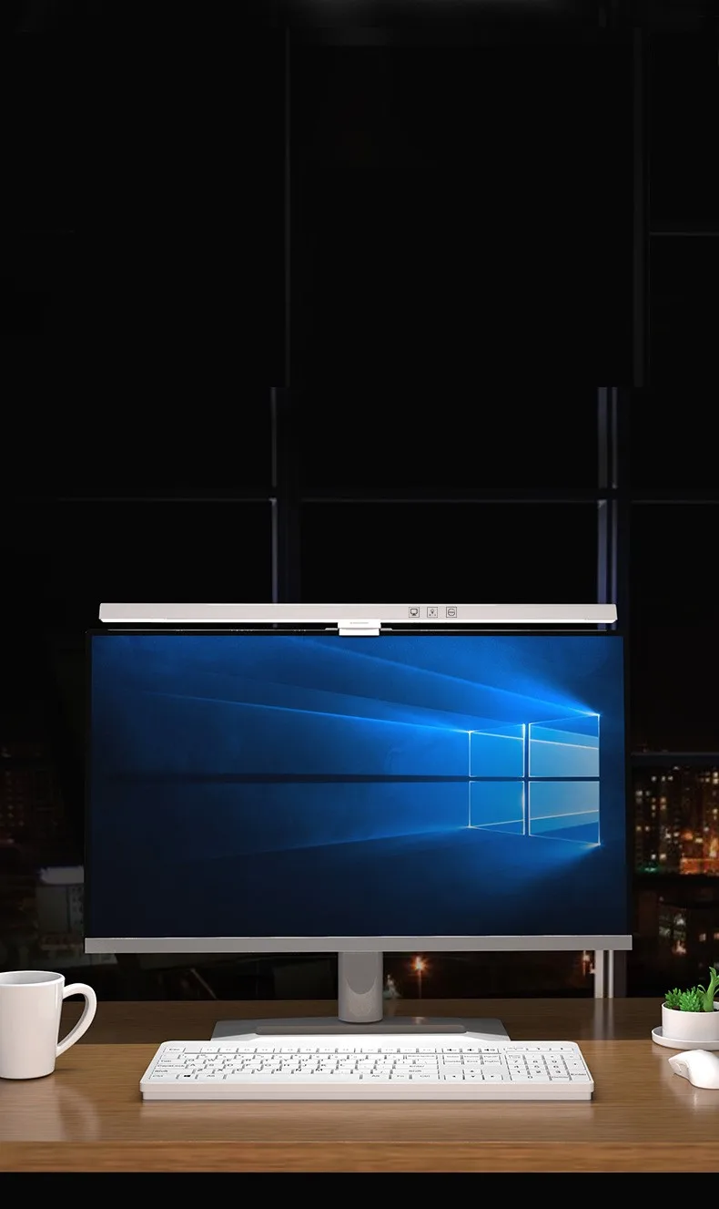 Laptop led smart eye protection clip lamp office reading computer monitor screen hanging lamp