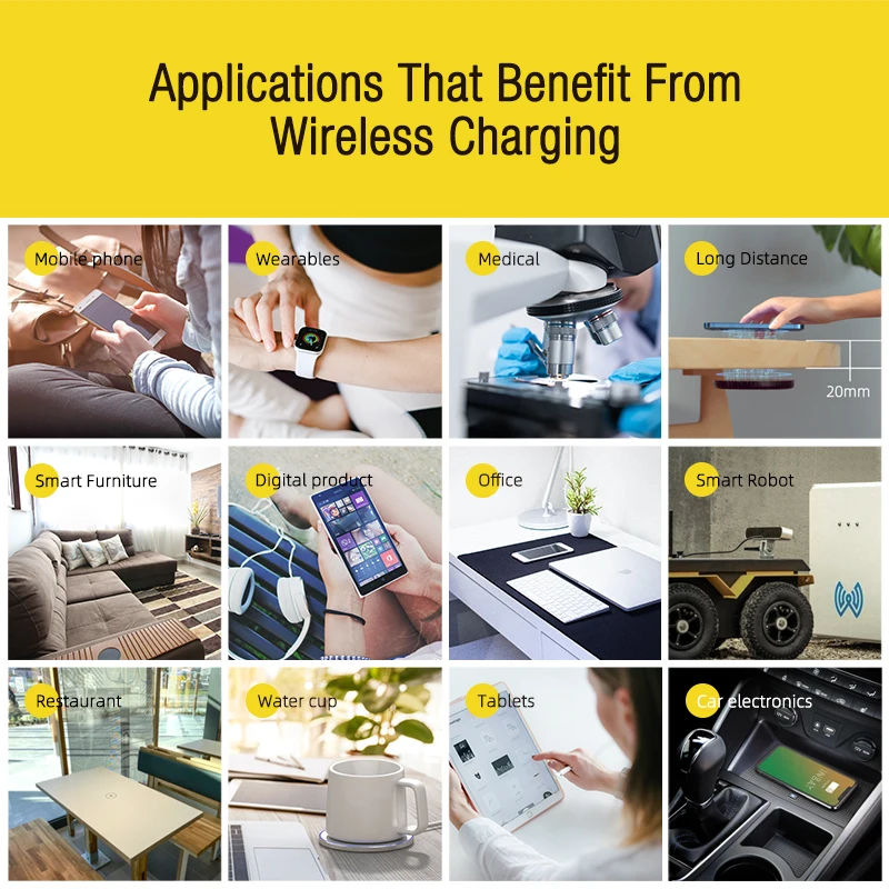 wireless charger transmitter and receiver kit,coil qi wireless charging PCBA,5w/10w/20w magnetic wireless charger module