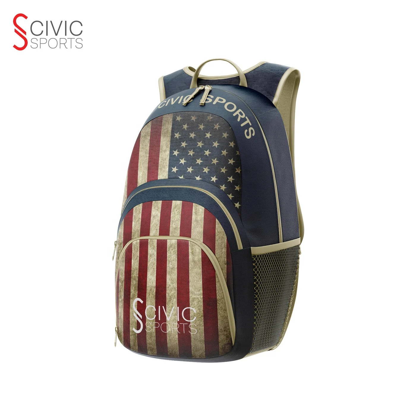 2023 New Custom Fashion Large Capacity casual Sports Gym football team school Bag Unisex Basketball Soccer Waterproof Backpack