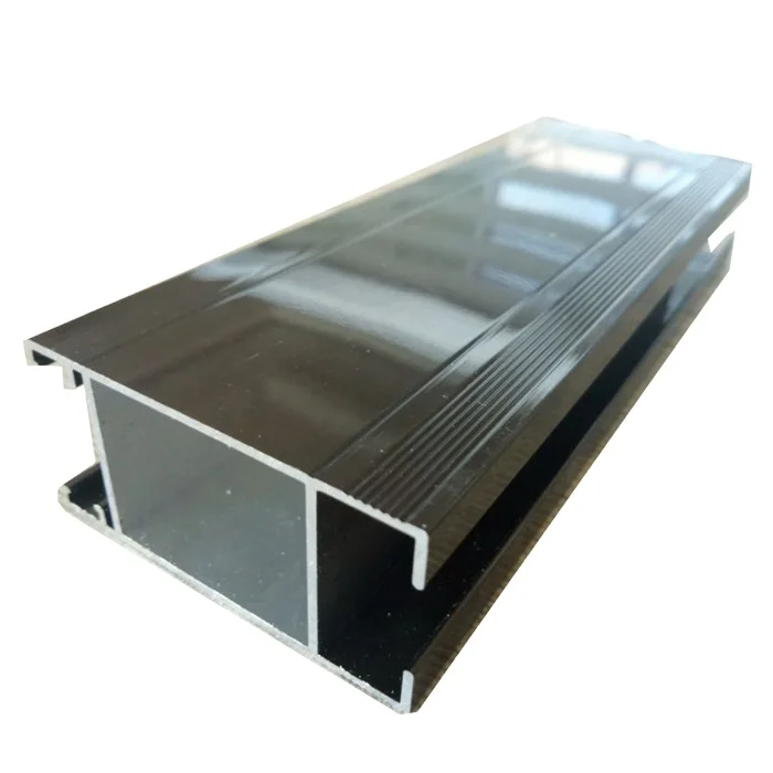 Customized Caravan Door Anodized Gold And Titanium Color Type Aluminum Profile For Doors