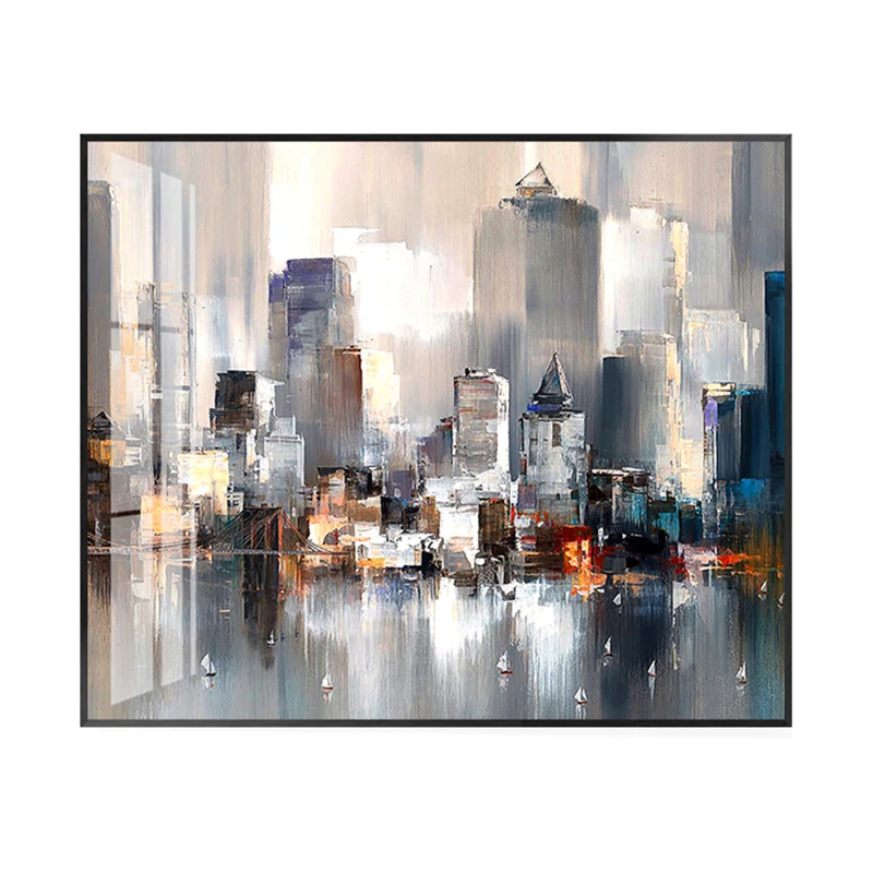 Decorative paintings Large Stock Wall Art Painting Nordic mural Decorative paintings abstract electric meter box