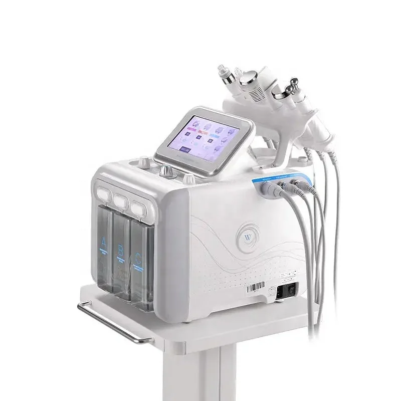 7 in 1 Hydro Oxygen Facial Machine Microdermabrasion Aqua Jet Peel Oxygen Cleansing Scrubber Facial Care Machine