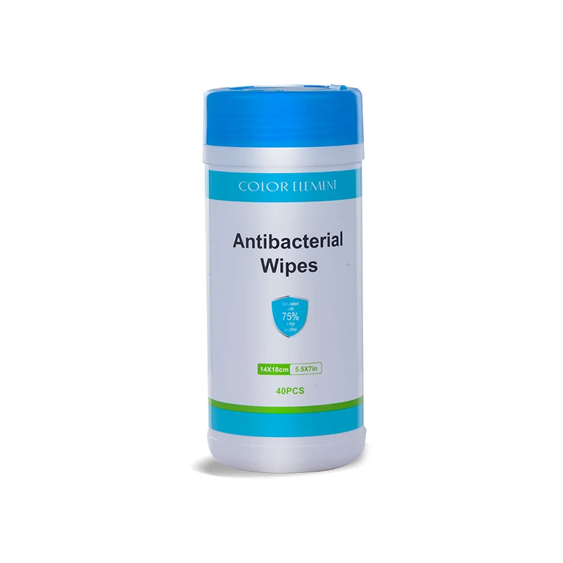
2020 Customized Disinfecting Dry Barrel Wet Wipes in Canister wholesale 