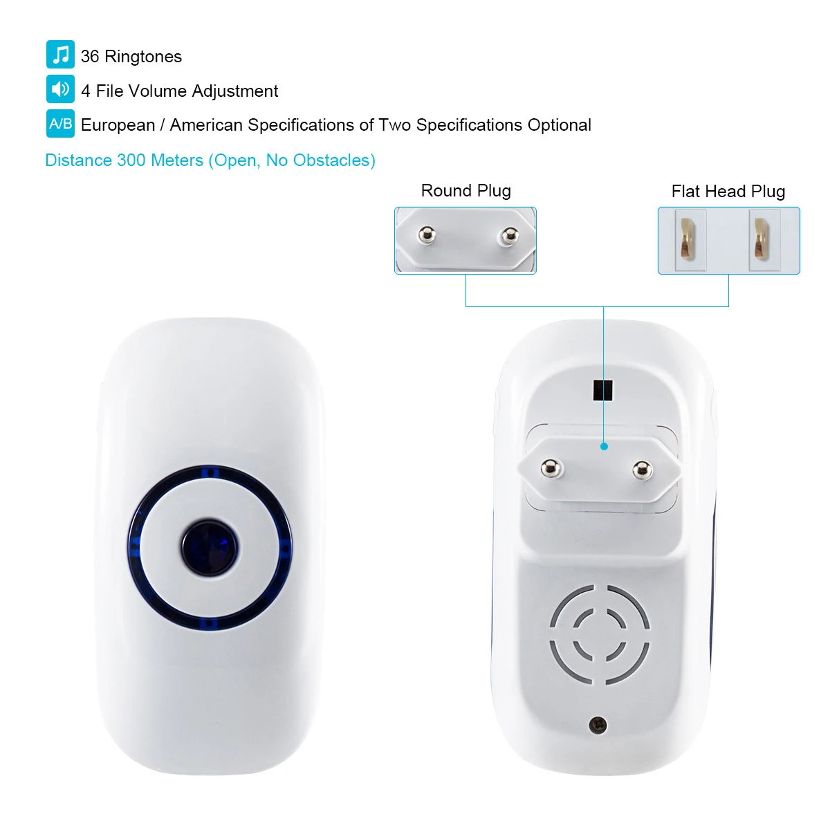 Wireless PIR Motion Sensor Doorbell Infrared DIY Store Door Entry Visitor Alert Chime Burglar Alarm Ring Doorbell