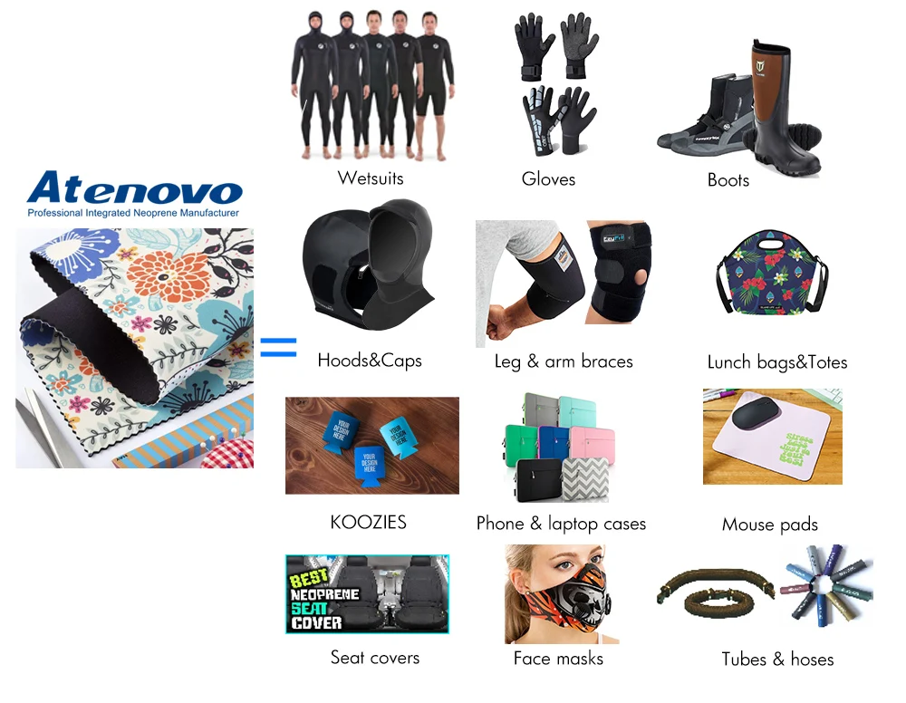Atenovo Wetsuit Yamamoto 39 OEM Super Stretch Yamamoto Neoprene Diving Wet Suit Surfing Mens Chest Zip Wetsuit