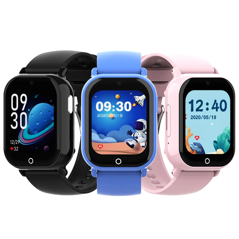 GWM05 1.52Inch Colorful Kids Smart Watch Sim Card 4G Calling Watch SOS Boys Girls Waterproof Android Watch With GPS Tracker