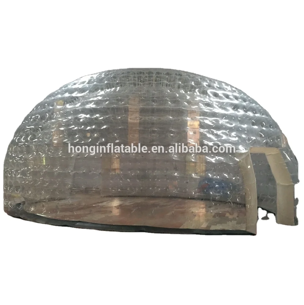professional portable outdoor inflatable clear dome tent for camping