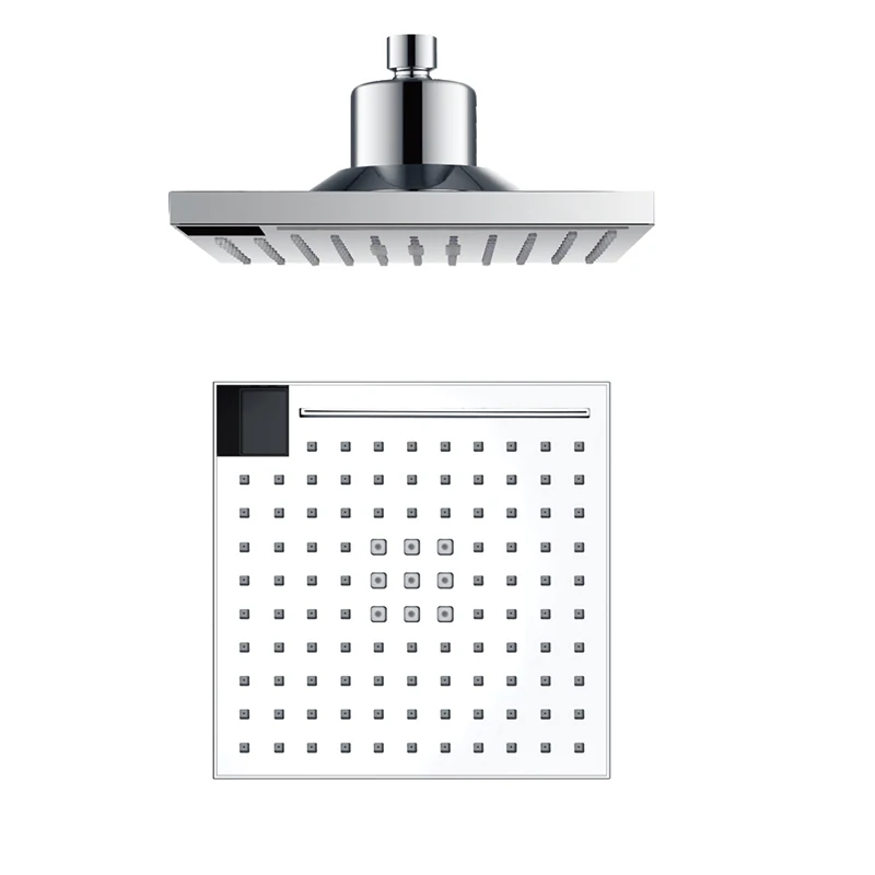 Bathroom  ABS  smart  sensor shower head  LED shower head rainfall shower