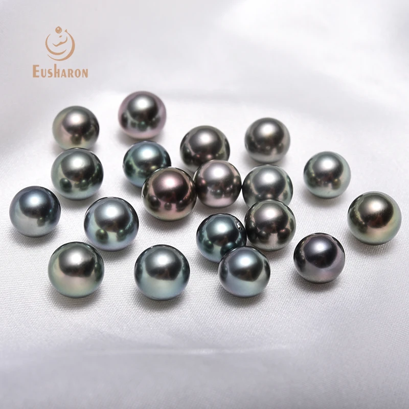 Wholesale 8-13mm AA+ Natural Round Seawater Tahiti Tahitian Pearls Loose