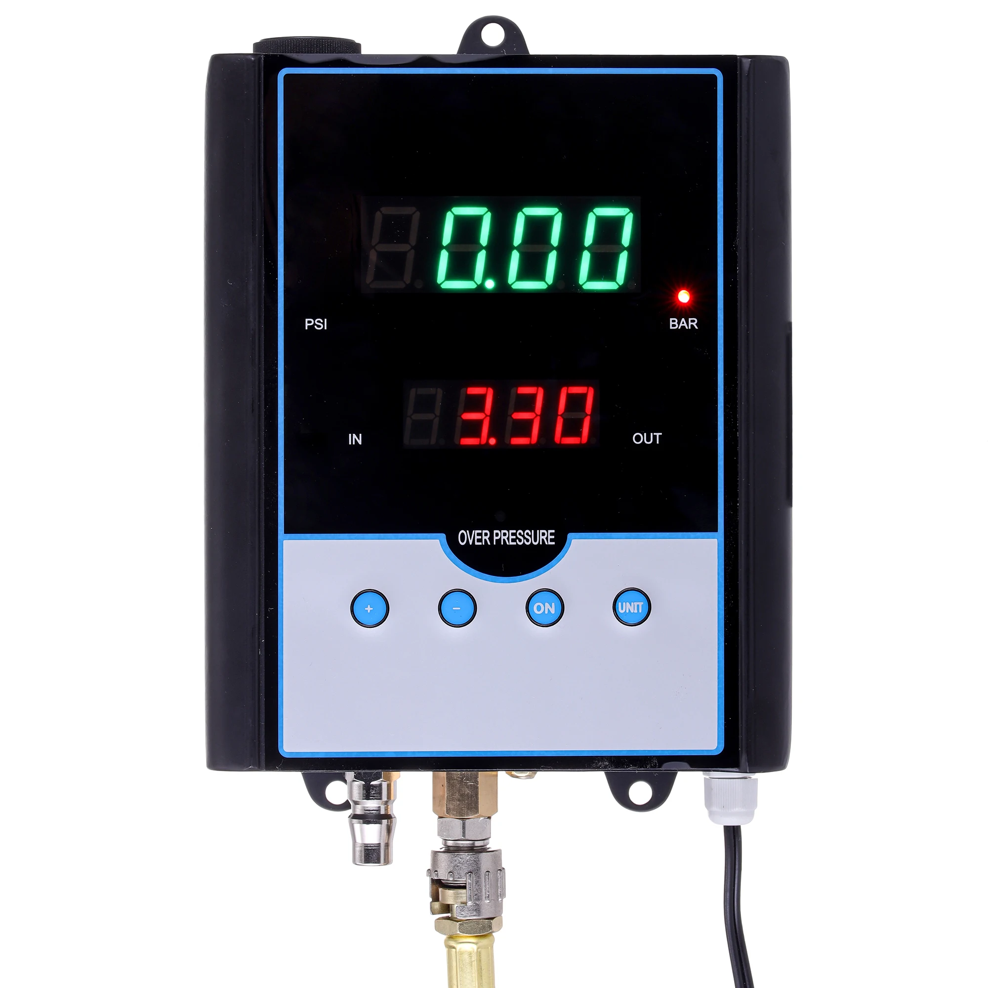 Portable LED Tire Inflator with Smart Pressure Adjustment