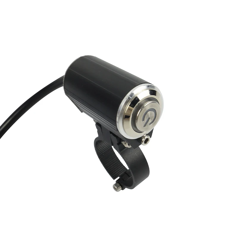 20mm 12v Motorcycle Aluminum Alloy On-off Push Button Switches Universal Code Spotlight Switch