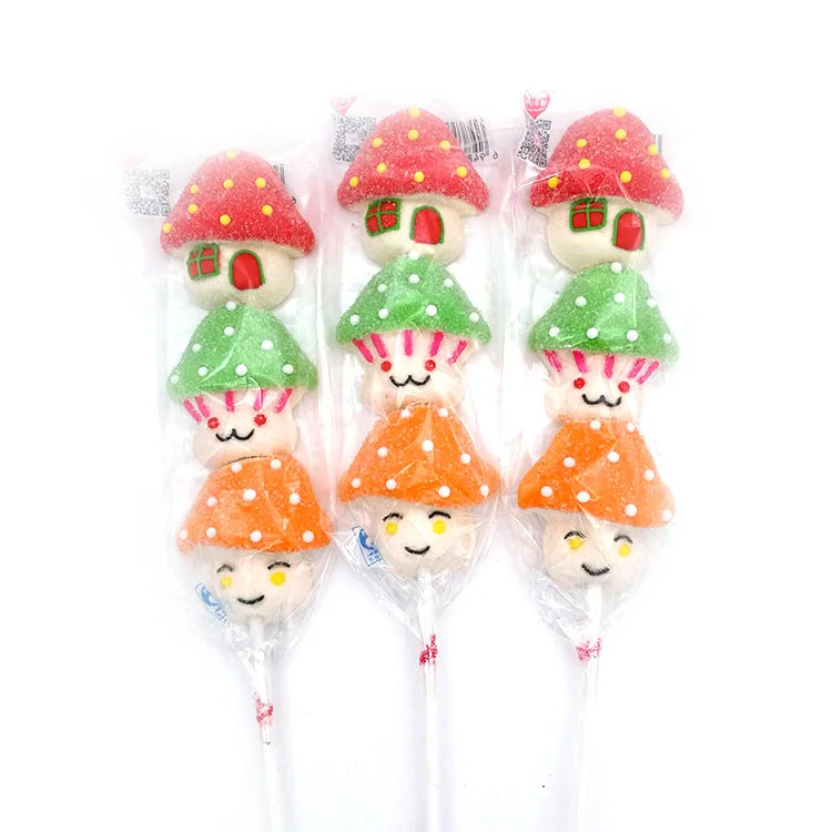 Милый мультяшный анимационный персонаж детский барабан Зефир кебаб леденец