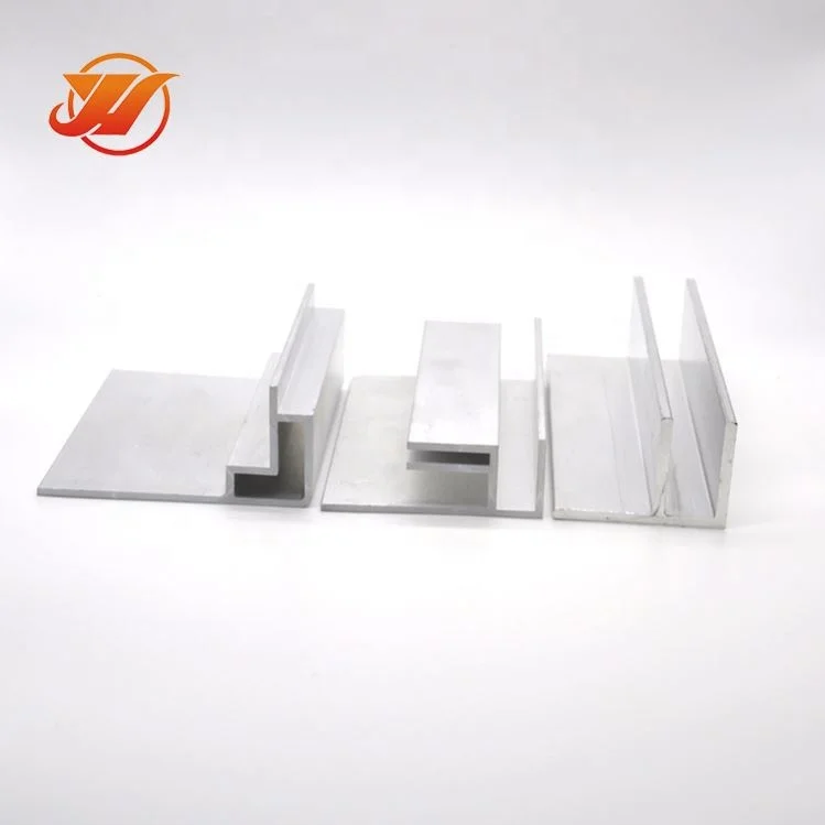 Wardrobe hanging hanger rail profile parts Anodized for furniture for c and u channel Sliding Door Window Aluminum