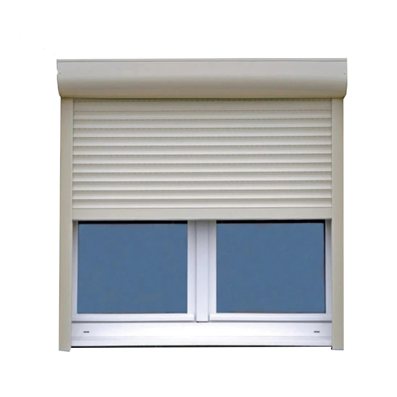 Modern aluminum windows and doors sliding window with electric roller shutter motor