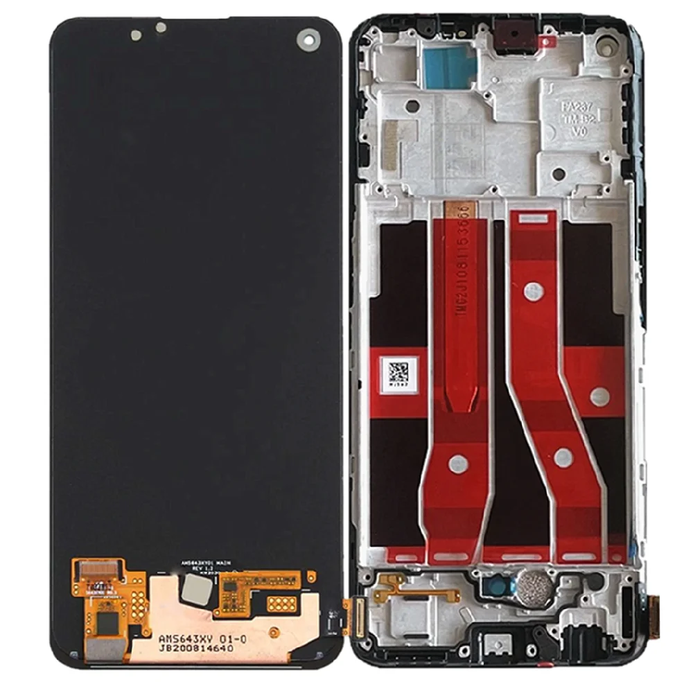 AMOLED For OPPO Reno 4 SE LCD Display Touch Screen Digitizer Assembly For OPPO Reno4 SE LCDs Replacement PEAT00 PEAM00