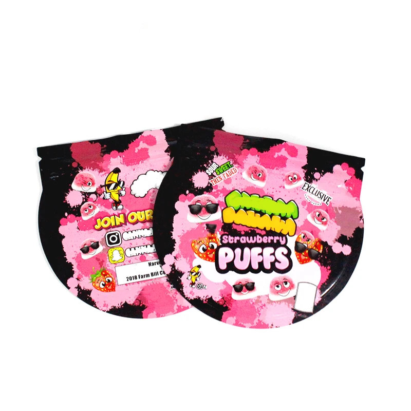 Candy Gummy Packaging Bag Smell Proof Custom Printed 3.5g Mylar Bags