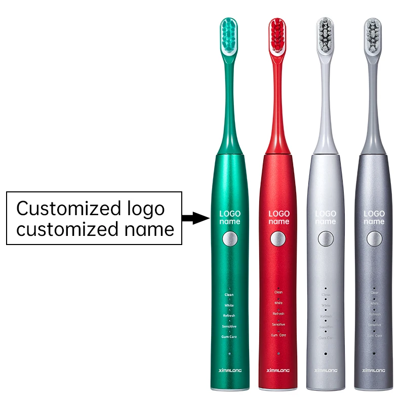 Ультразвуковая электрическая зубная щетка аккумуляторная Водонепроницаемая