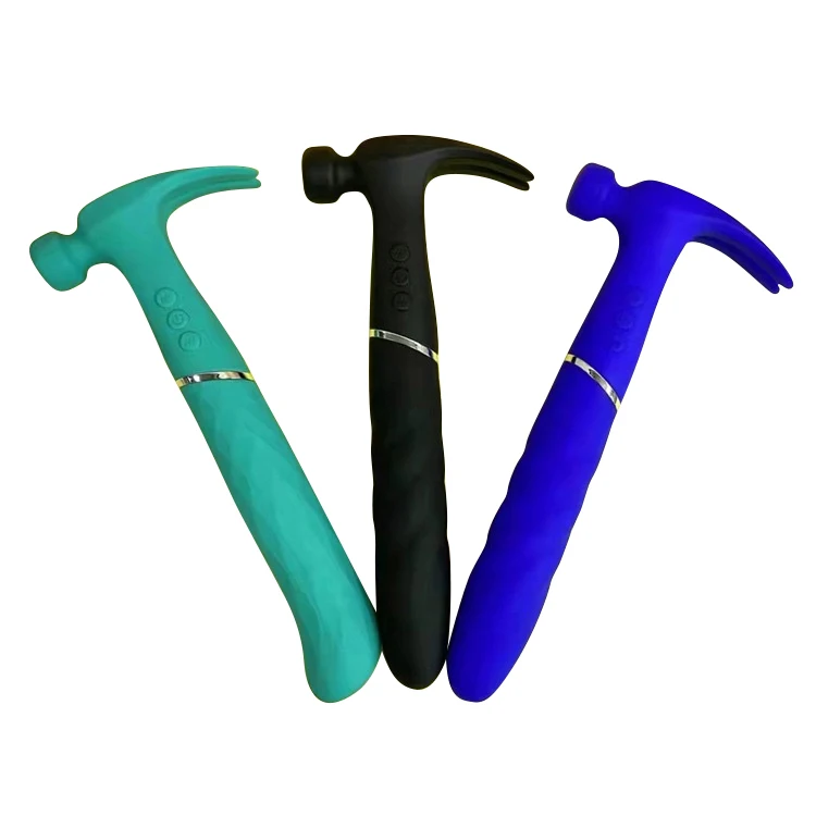 Hot Selling G Spot Clit Stimulator Anal Massage Dildo 3 Speeds 21 Frequency Love Hammer Sex Toy Vibrator