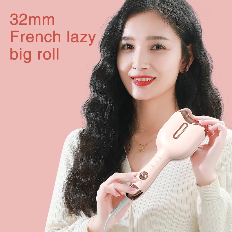 Large Volume Korean Hair Curler Three-Gear Temperature Regulating Anion Technology for Household Use