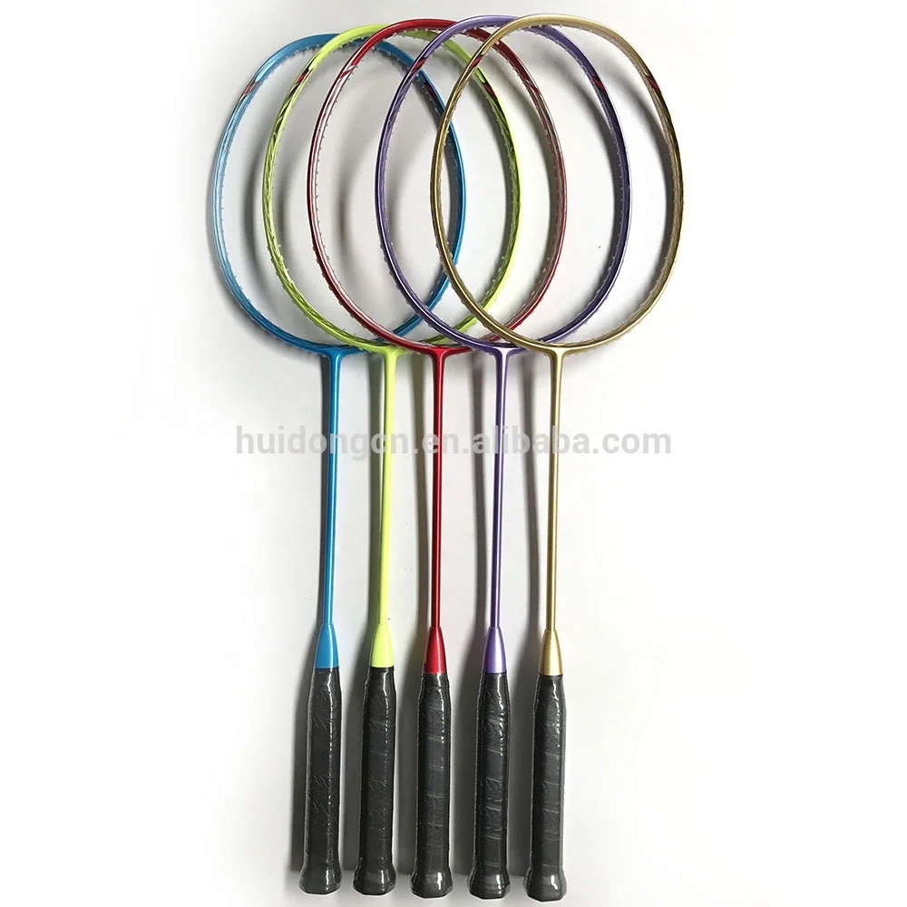 Wholesale New Different Colors Custom Carbon Badminton Rackets with Super Flexibility Top Badminton Racket