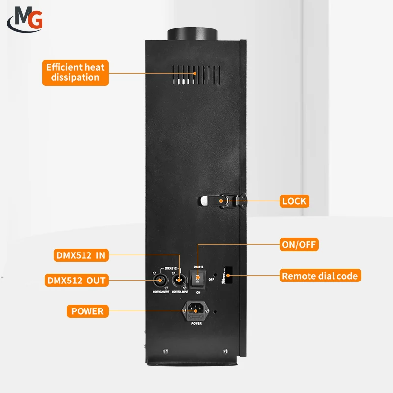 Stage Colorful Fire Machine DMX512 200W Flame Machine for Stage Show