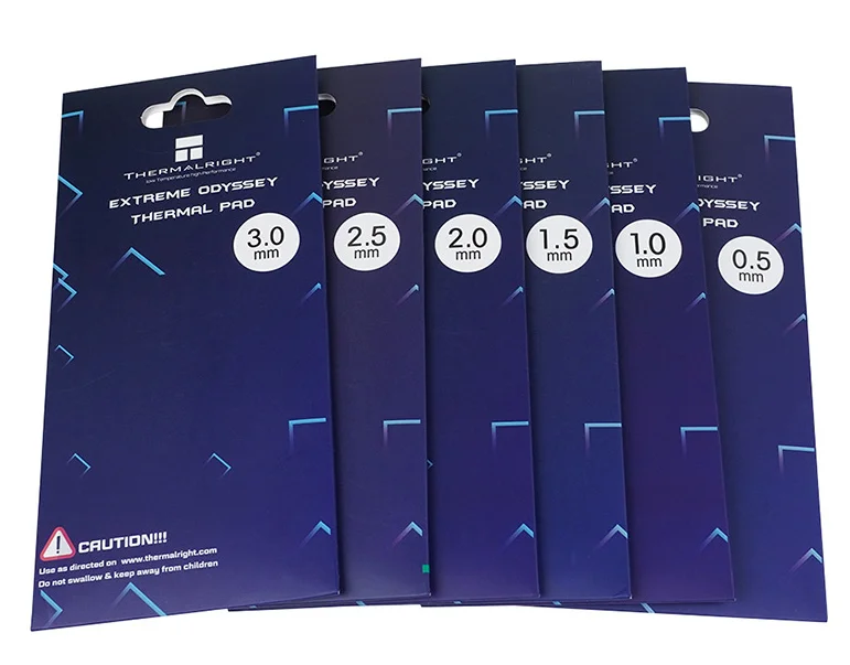 Thermal pads gpu , extreme thermal pads Thermal Mat 12.8W/mk 15W 85x45mm 0.5mm/1.0mm/1.5mm/2.0mm