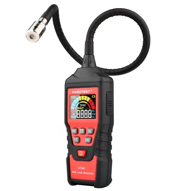 
Gas Analyzer Gas Leak Detector Combustible Flammable Leakage Determine Sound Light Alarm 9999 PPM Meter HABOTEST HT601 Series 
