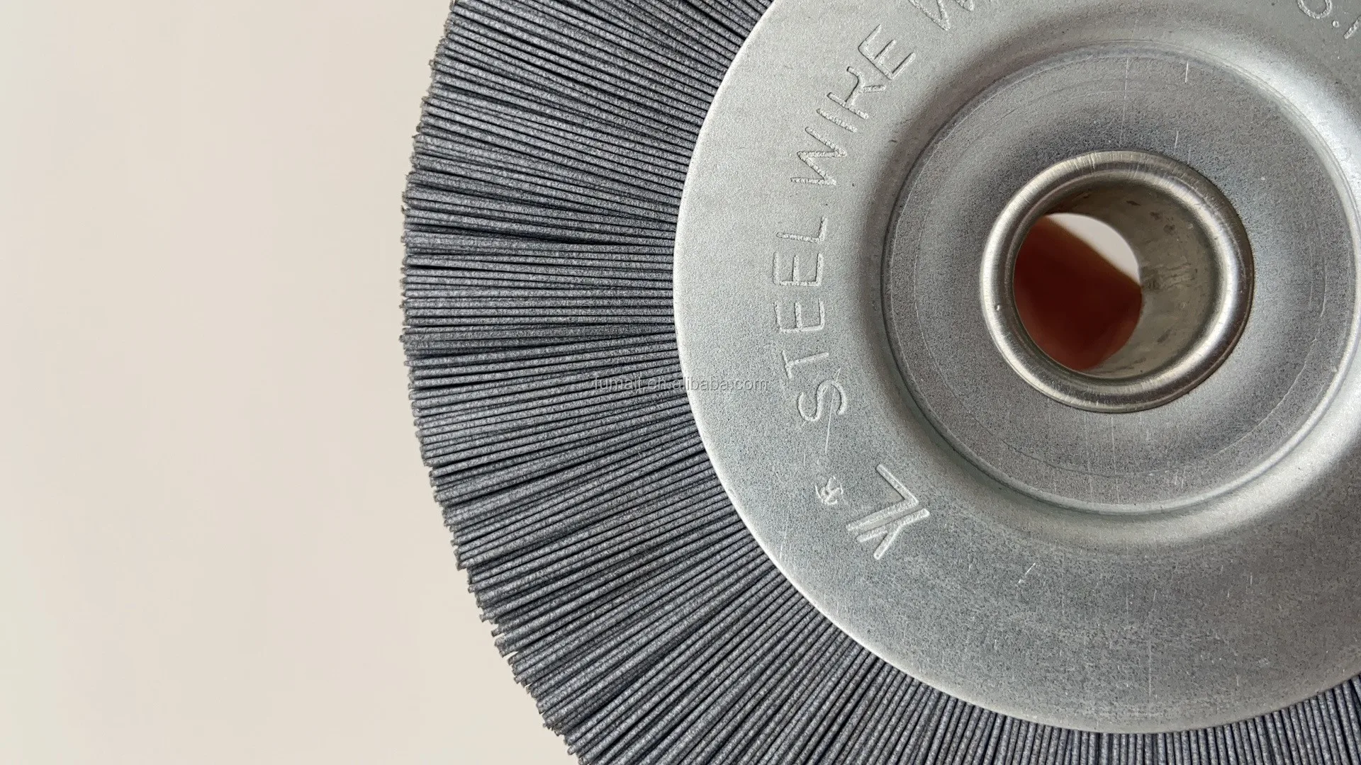 YL  2019 Hot Sale Straight  Wire  Silicon Carbide Abrasive Nylon Wire  Circular Round  Wheel Brush for Key Cutting Machine