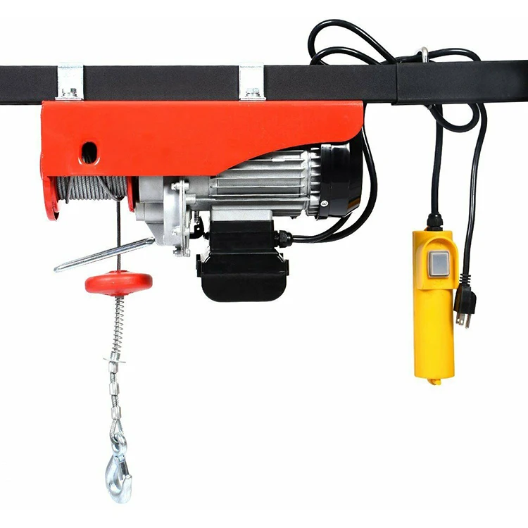 Easy to work roofs Tal small sizes from 12 months. 25m tension rope PA500 Mini electric winch
