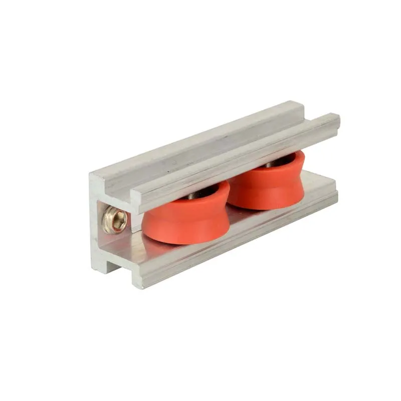 53*25*20 Sliding roller pulley aluminum housing for aluminum sliding window and door hardware accessories 626zz bearing