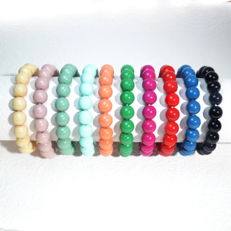 Stock cheap 3mm 4mm 6mm 8mm 10mm 12mm 14mm 16mm 18mm jewelry wholesale rough glass beads with holes