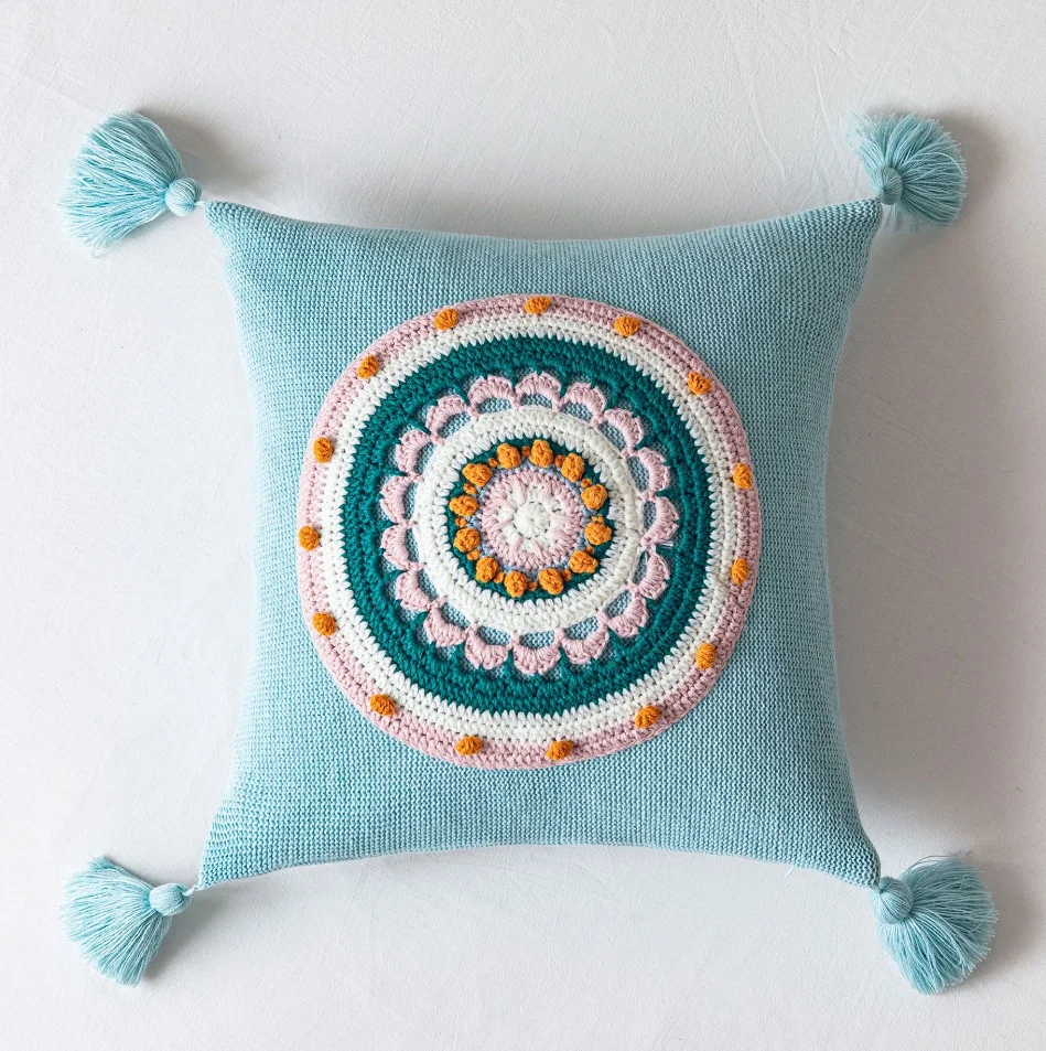 Daisy Flower Floor Pillow For Home Decorative Seating Cushion Velvet Plush Stuffed Toy For a Reading  Bed Room or Watching TV