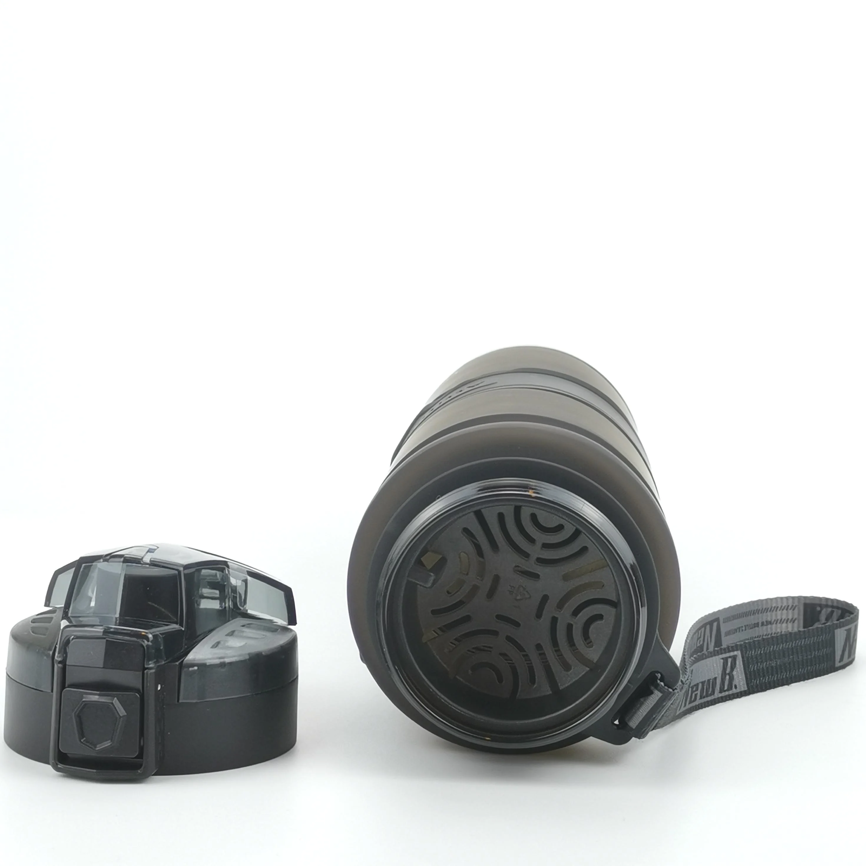 Новинка прямая пластиковая бутылка для воды без бисфенола А матовая Спортивная походная посуда напитков Герметичная Бутылка тренажерного зала с