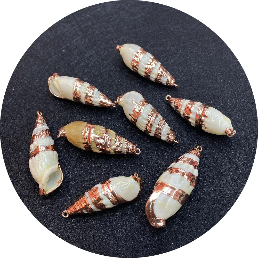 Shell Charms Beach Seashell Conch Shells Charm Summer Ocean Pendant Decor for Bracelets Jewelry Making Necklaces Earrings