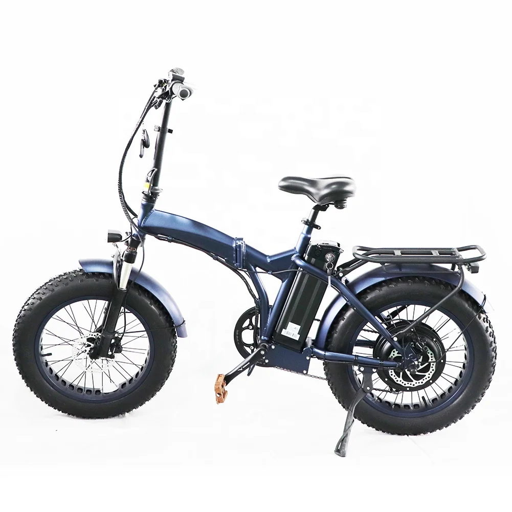  Высококачественный электрический велосипед RJ EBIKE 20 дюймов 1000 Вт складной с толстыми