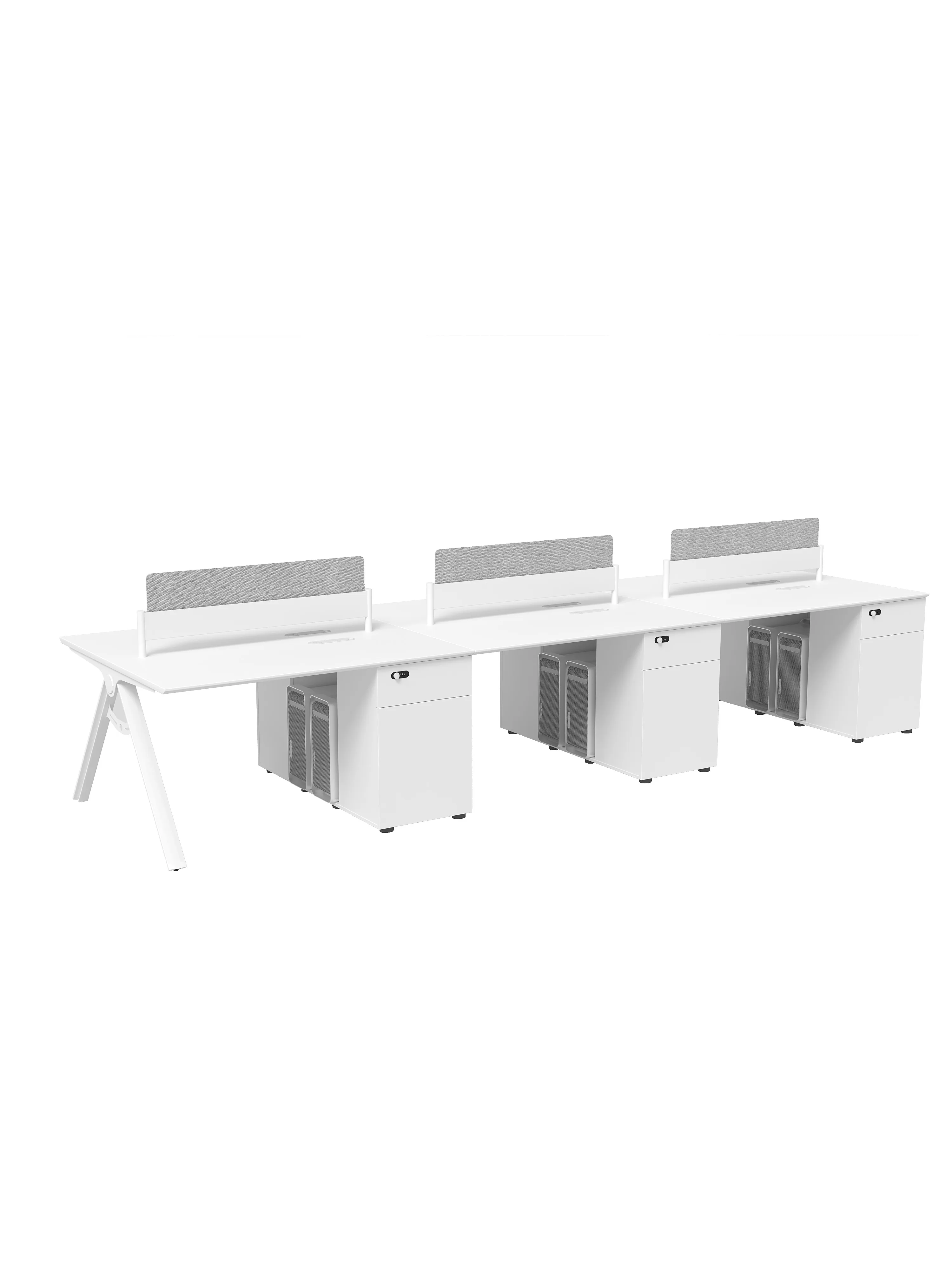 Hot selling modern design office furniture desk simple style staff desk new design wholesale