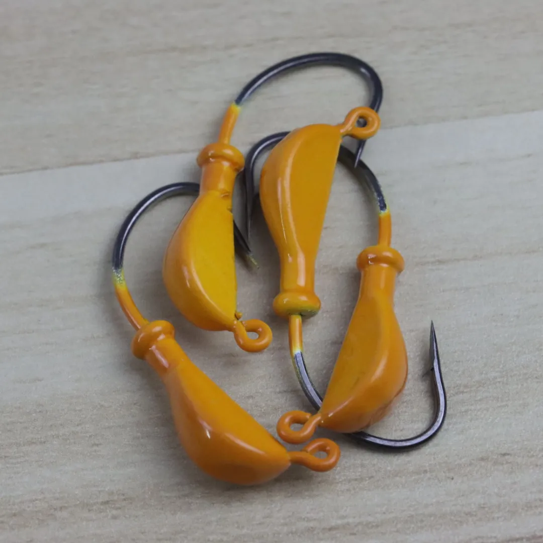 Banana Jig Heads 1/2oz 1/4oz 3/8oz 1/8oz Size Light Tackle Jighead  Hot Pink 2/0 High - Fishing Bait for Salt Or Freshwater