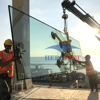 Glass Lifting Crane Vacuum Suction Wall Panel Lift for Insulating glass, curtain wall solar photovoltaic glass
