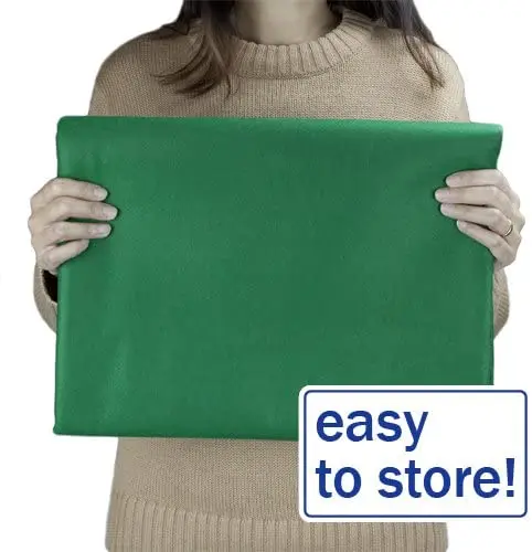  Customized Rectangle Plain Green Pool Table Felt Cloth Mat Cover for Playing