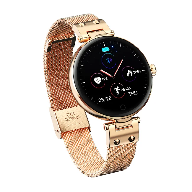 Женские модные часы R6, женские водонепроницаемые Смарт-часы с отслеживанием температуры тела, для ios и android