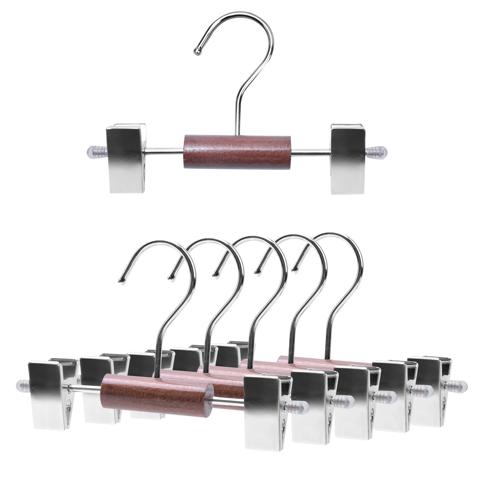 Вешалка для одежды с зажимами