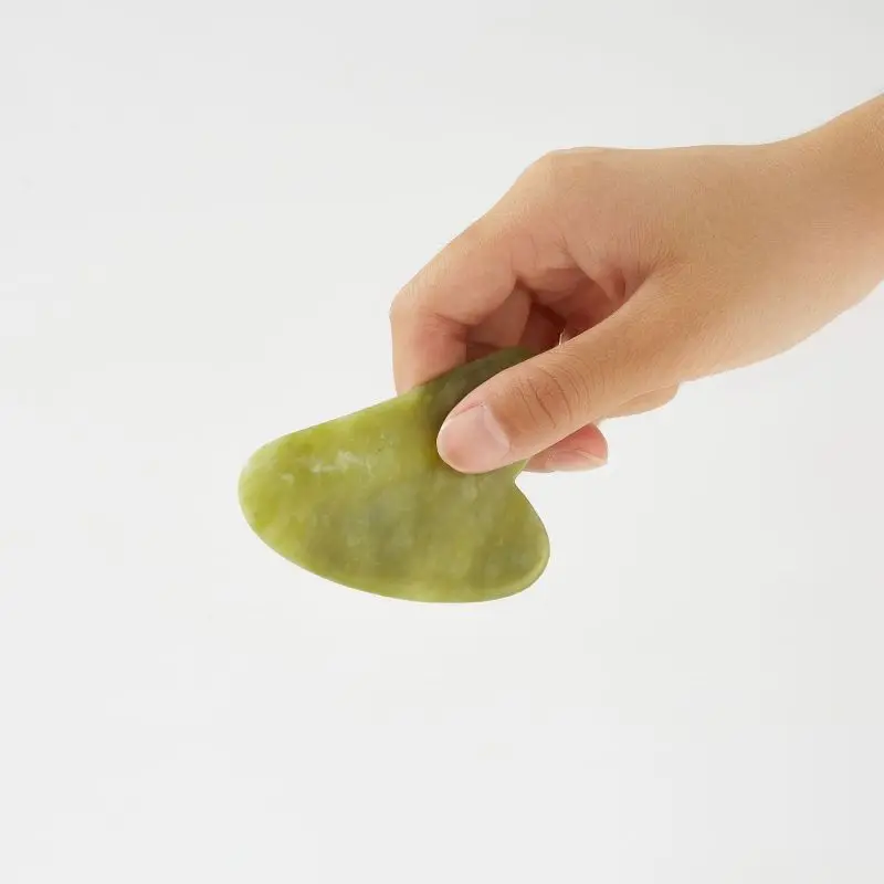 New Scraping Board Jade Crystal Acupuncture Stone Scraper Face Lift Slim Face Scraping Instrument