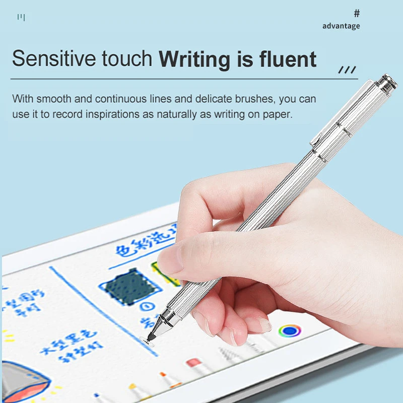 Universal Stylus Drawing Pen Aluminum Metal Touch Pen Capacitive Touch Screen Stylus Pen For Tablet