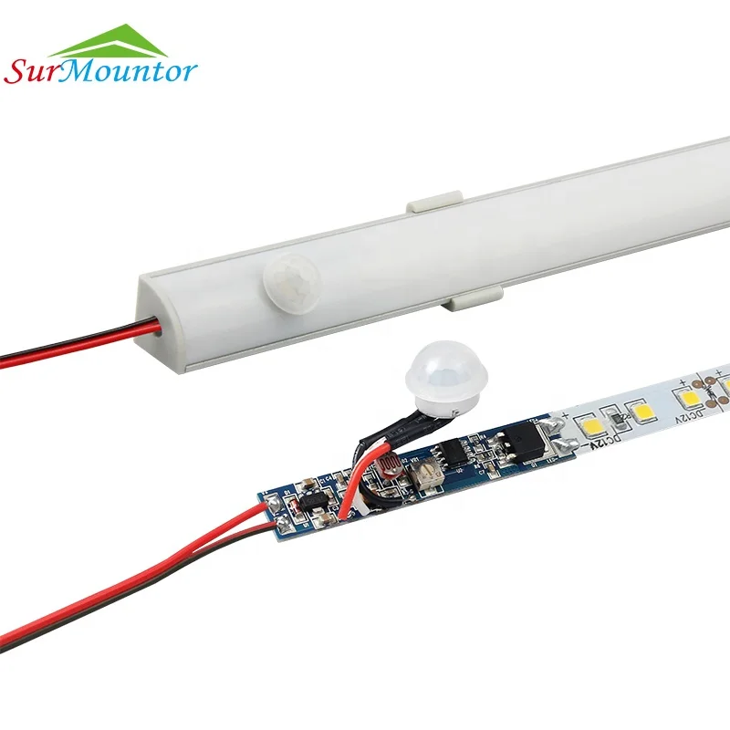 8A 96W Motion Sensor Light Switch PIR Sensor Dimmer for led strip light