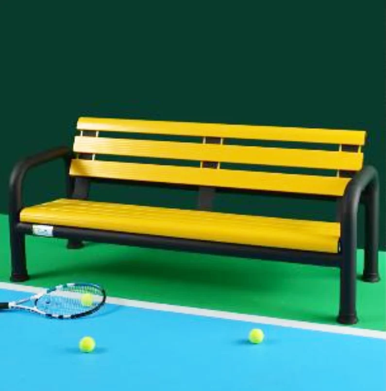 Aluminum chair  metal gymnasium rest chair for althletes with back and armrest aluminum alloy outdoor chair
