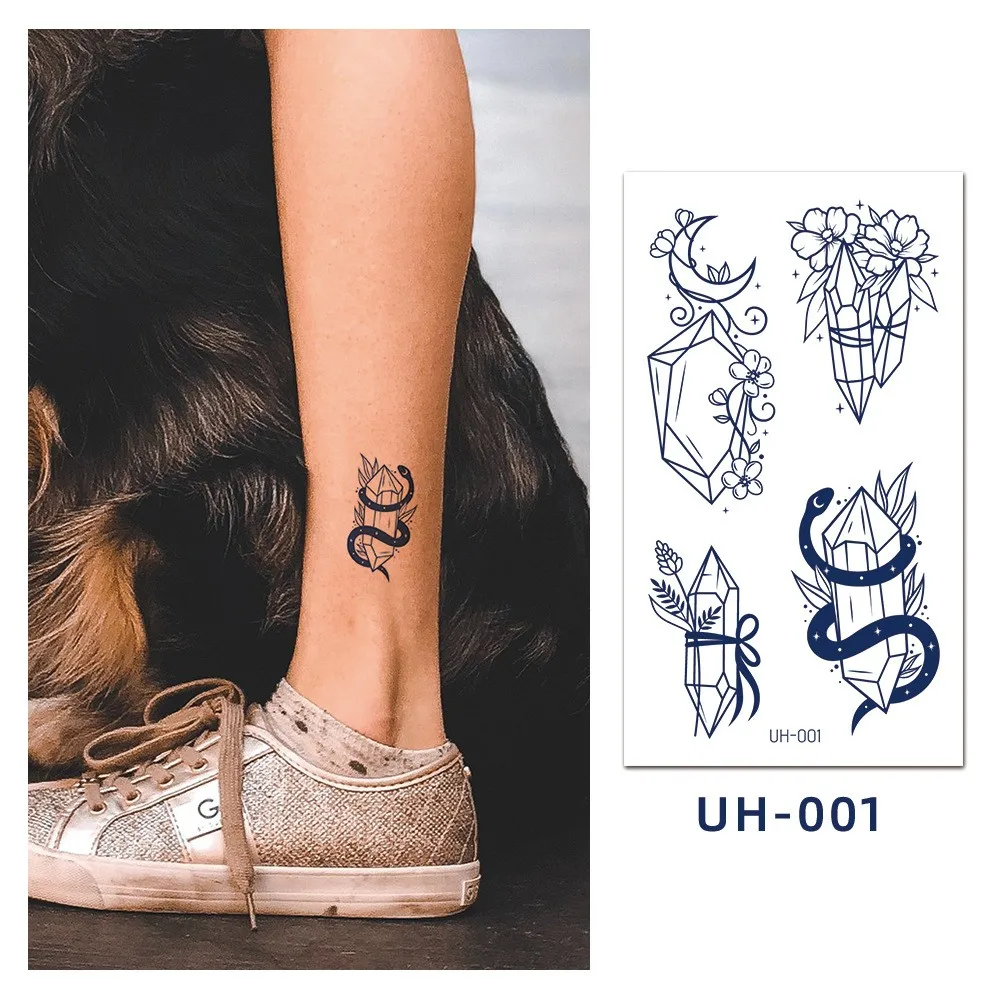 UH 001-040 wholesale juice tattoo sticker vending custom body arm skin tattoo sticker sexy permanent tattoo sticker