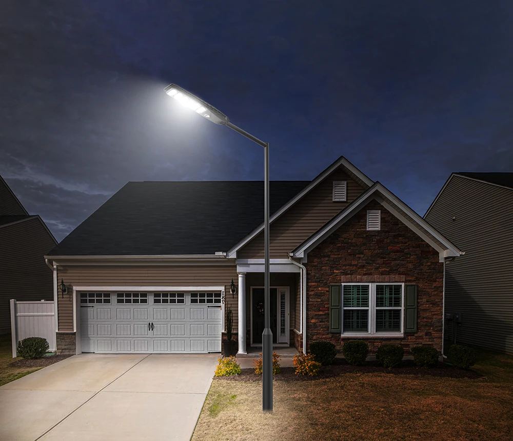 Update High Lumen Waterproof 300W 400w 500w 600w All in one Integrate Solar Street Light with remote control